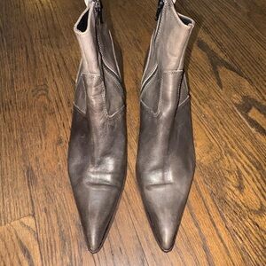 Alternative Taupe Ankle Booties